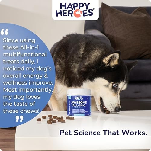Awesome All-in-1 Multivitamin Dog Chews, Supports Dog Health