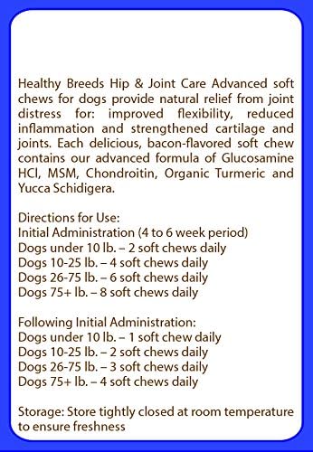 Healthy Breeds Saint Bernard Hip and Joint Care 120 Count (Pack of 2)