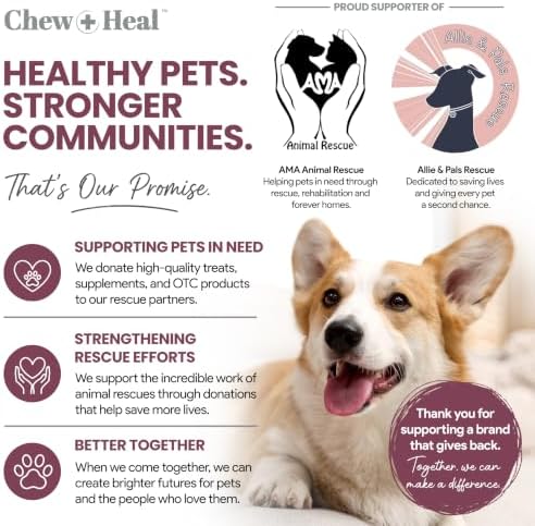 Senior Dog Vitamins and Supplements - 120 Soft Chew Multivitamin for Dogs
