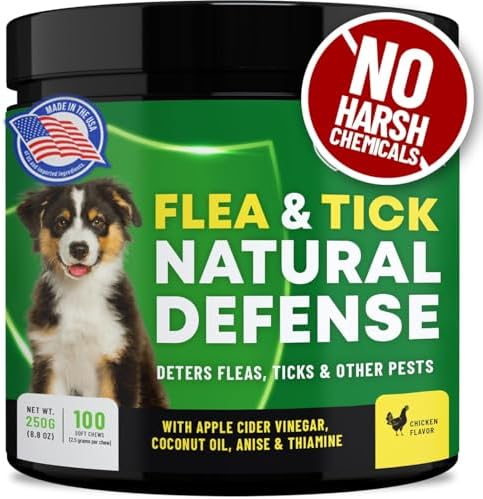 Guardian’s Choice Flea Chews for Dogs, Pet Flea Chewable, 100 Count