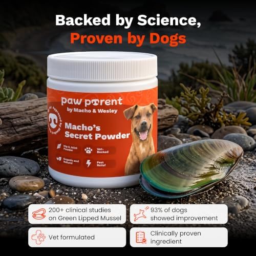 The Paw Parent Dog Hip and Joint Supplement, Green Lipped Mussel Powder