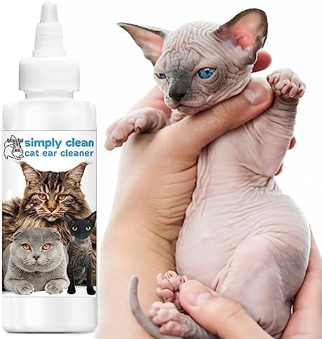 The Blissful Cat Simply Clean Ear Cleaner, 4-Ounce