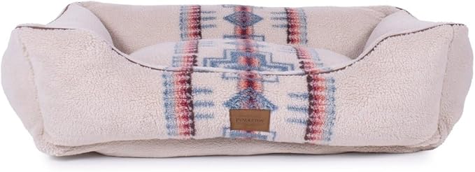 Pendleton Berber Kuddler Dog Bed - Harding Rosewood, XL