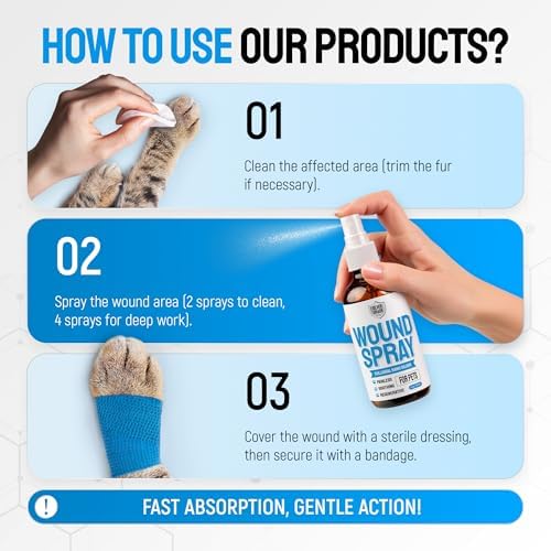 SILVER GRADE Dog Wound Spray for Pets – Colloidal Silver Wound & Skin Care for Dogs & Cats + Secret Product in a Set – Help with Rashes, Hot Spots, Itches, Scratches, Skin Irritations, Bites & Burns