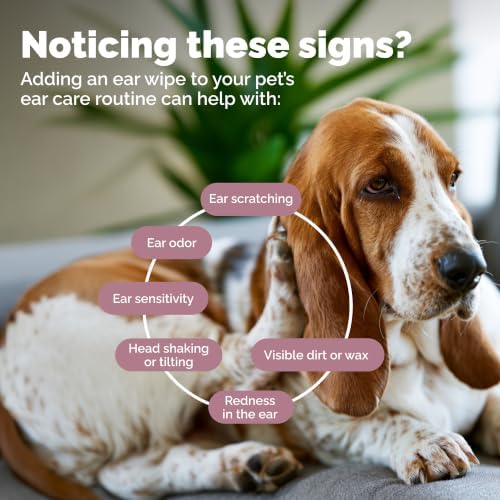 Vetnique Oticbliss Dog Ear Infection Drops & Advanced Cleaning Wipes Bundle