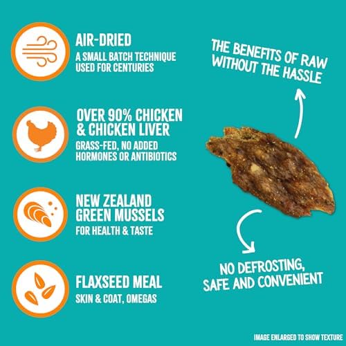 RawTernative Air-Dried Dog Food, Chicken & Liver Recipe, 3 lb