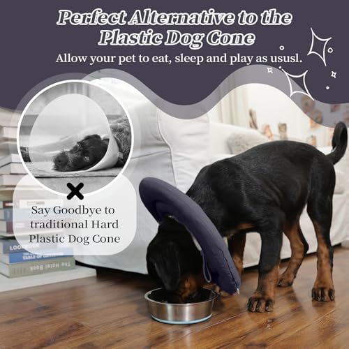 IDOMIK Dog Recovery Collar, Waterproof Soft Dog Cone After Surgery