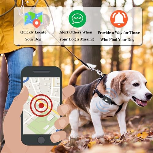 Waterproof Dog Collar Holder Compatible with Samsung Galaxy SmartTag2 | Silicone GPS Tracker Hidden Loop Holder for Smart Tag2, Anti-Lost Collar Tag2 Paw Case (Black)