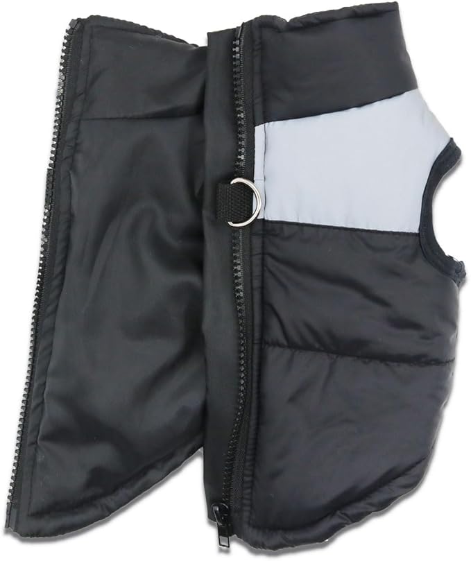 Small Dog Coats Warm Winter Jackets for Small Medium Dogs Puppy Cold Weather Coat Pet Clothes, Grey, X-Large