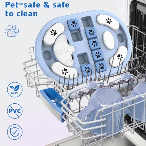 Dog Puzzle Toy, Interactive Treat Dispensing Toys, Grey