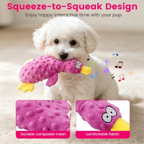 Indestructible Dog Toy for Aggressive Chewers, Puppy Teething Toys, Purple