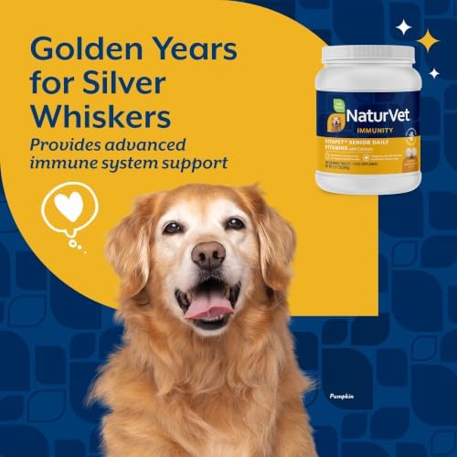 NaturVet VitaPet Senior Daily Vitamin Dog Supplements - 365 Ct