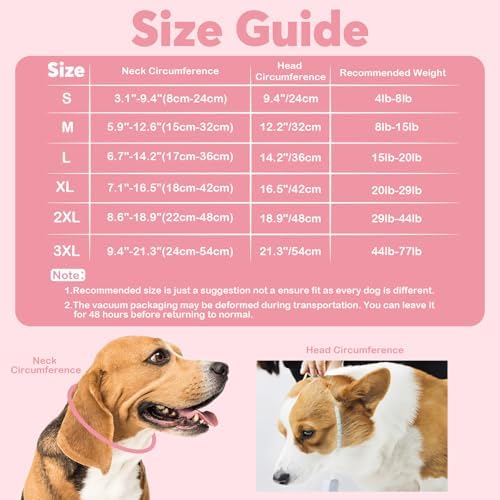 IDOMIK Dog Recovery Collar, Waterproof Soft Dog Cone After Surgery