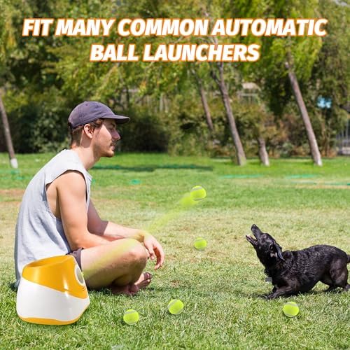 X-Small Dog Tennis Balls Dog Toys Ball 1.5" Pack of 12, Fit Ball Launchers
