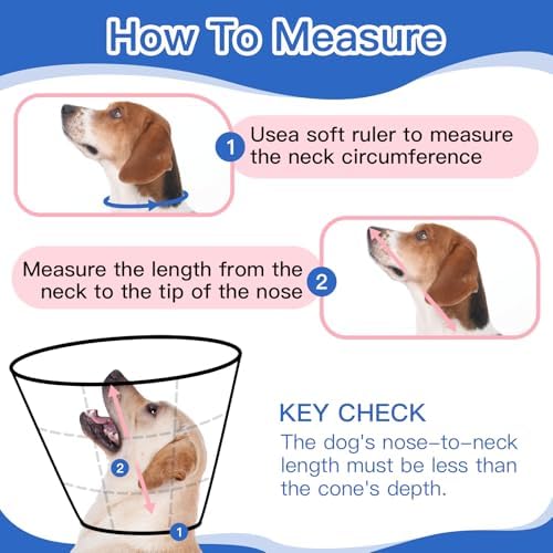 Dog Cone Alternative for Small Dogs to Stop Licking | Adjustable Recovery E-Collar for After Surgery & Wounds, Lightweight & Comfortable Elizabethan Protective Cone (Purple, M)