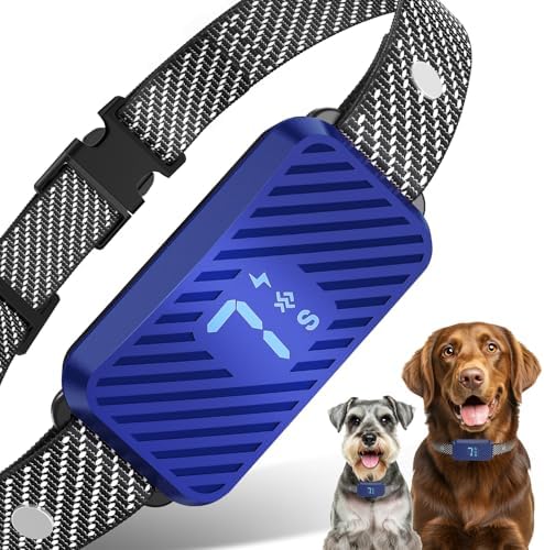 Dog Bark Collar for Large Medium Small Dogs, Effective No-Bark Collar, Smart Barking Collar, 2026 Upgraded Bark Collar with 7 Sensitivity, 3 Modes, Cobalt Blue