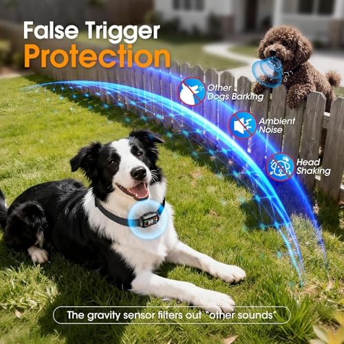 generic Dog Bark Collar for Small Medium Large Dogs Automatic(Dark Blcak)