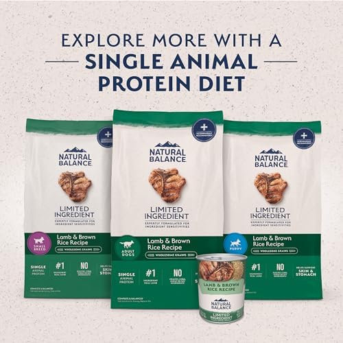 Natural Balance Limited Ingredient, Small Breed, Lamb & Brown Rice, 12 lb