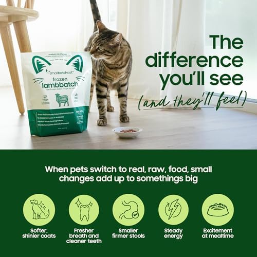 smallbatch Pets Freeze-Dried Raw Dog Food – Chicken Recipe – 7 oz Small Bites – High Protein, Grain Free – Complete Meal or Topper – Made in USA with Organic Superfoods (7 Oz, Chicken) (Pack of 2)