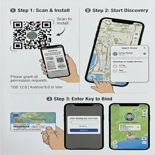 Smart Pet Collar Tracker, Dog & Cat Tracker, Real-Time Accurate Location, IPX7 Waterproof, Lightweight & Comfortable, No Monthly Fee,Android/iOS