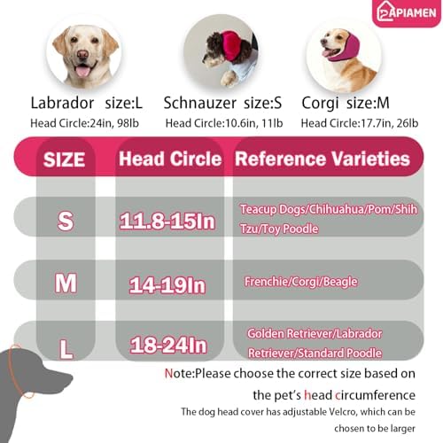 Dog Ear Covers,Dog Ear Muffs Noise Protection for Anxiety Relief