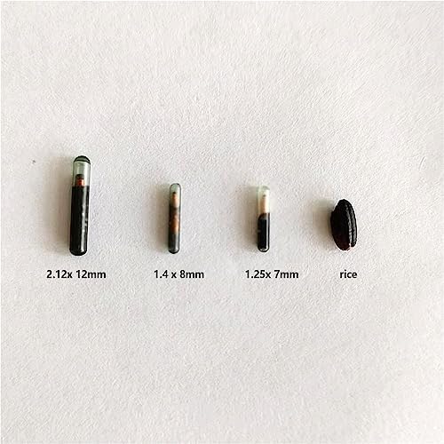 Microchip for Dogs and Cats 10 Pack 1.4 mm Dia, 8 mm Length Microchip Transponder Universal Standard