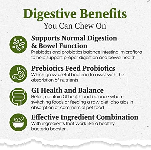 Ark Naturals Gentle Digest Prebiotic & Probiotic Soft Dog Chews, 2 Pack