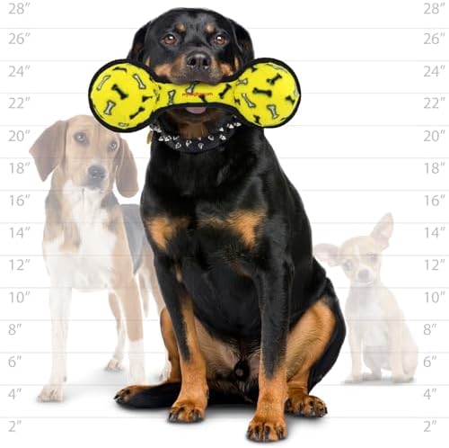 TUFFY® 2 Pack Ultimate 2 Ball Tug Ultra Durable Plush Dog Toys