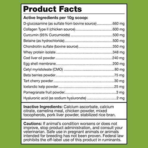 K9Power Joint Strong – Dog Joint Supplement for Mobility, Pain & Inflammation Relief – Glucosamine, Chondroitin, Collagen, Curcumin, Omega 3s, CMO, Green Tea – Ideal for Arthritis & Joint Protection