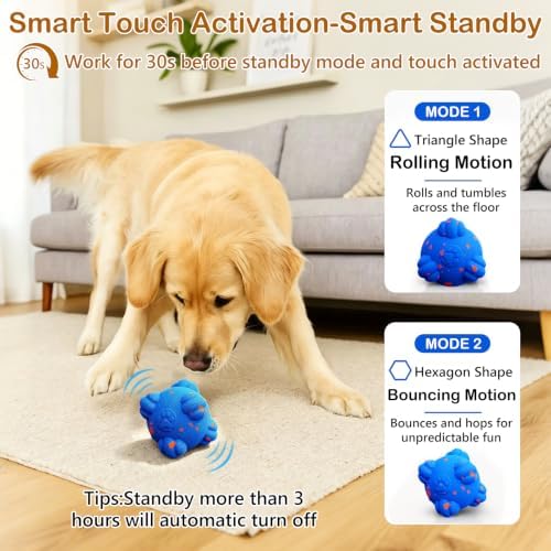 Interactive Dog Ball, Moving Dog Toy