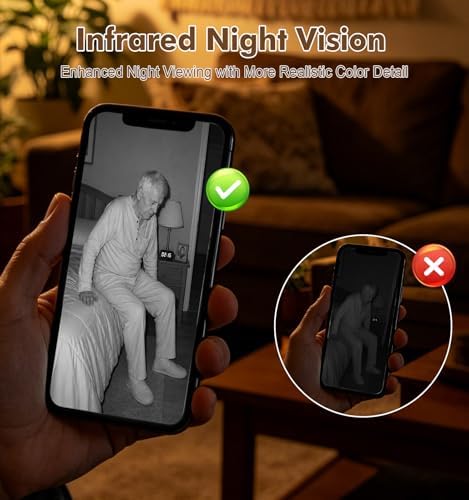 2K Indoor Security Camera, Dual-Band WiFi Pet Cam for Baby & Home