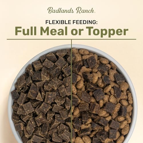 BADLANDS RANCH by Katherine Heigl – Superfood Complete Air-Dried Beef Dog Food – High Protein with Superfoods for Daily Wellness & Consistent Nutrition – 24 oz (Pack of 2)