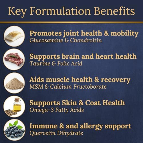 Multivitamins, Balanced Nutrition for Your Husky, 90 Count, Made in the USA with Real Bacon