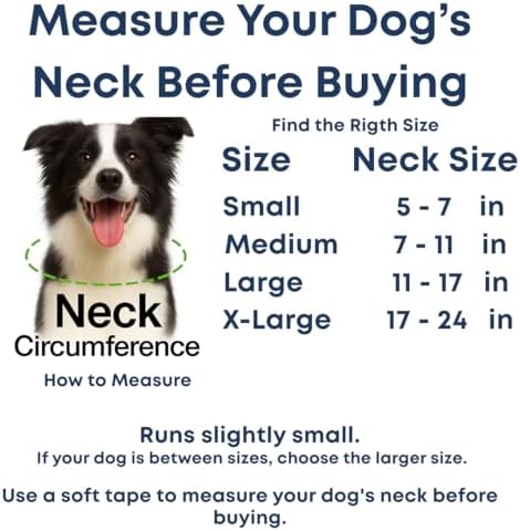 Soft Inflatable Dog Recovery Collar - Cone Alternative After Surgery - Black & White - Small (Fits Neck 5-7 in)