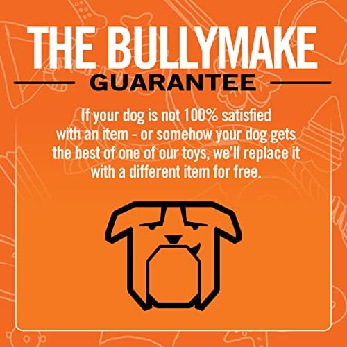 BULLYMAKE Tough Chew Turkey Leg Dog Toy, Durable Nylon, Aggressive Chewers