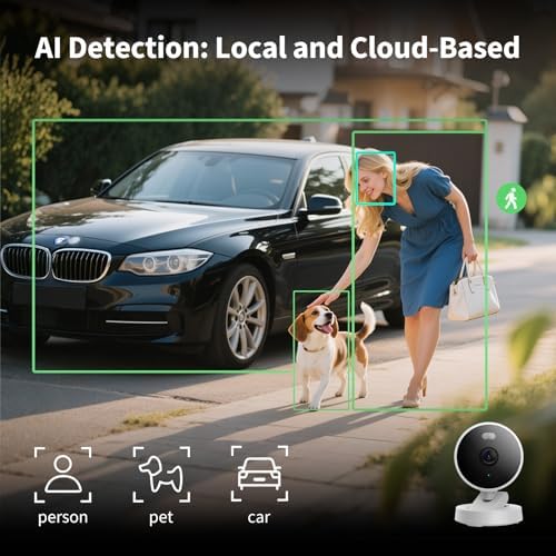 Aqara 2K Indoor/Outdoor Security Camera G100, HomeKit Secure Video, Black