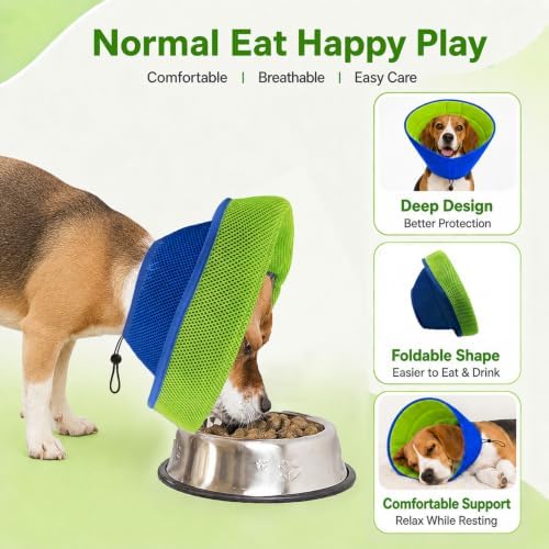 Soft Dog Cone Recovery Collars & Cones After Surgery for XXLarge Dogs