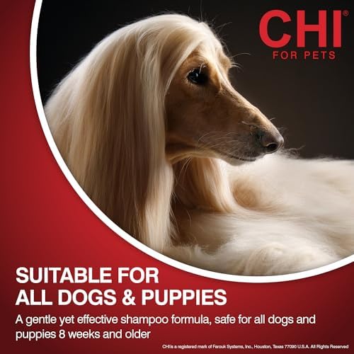 CHI for Dogs Deep Moisture Dog Shampoo, Gallon Size, 128 Oz