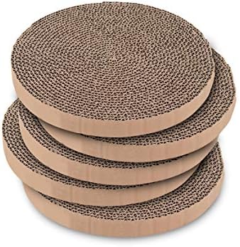 Catify Spin n' Scratch Cat Scratch Pad Refill - Round, 5-Pack
