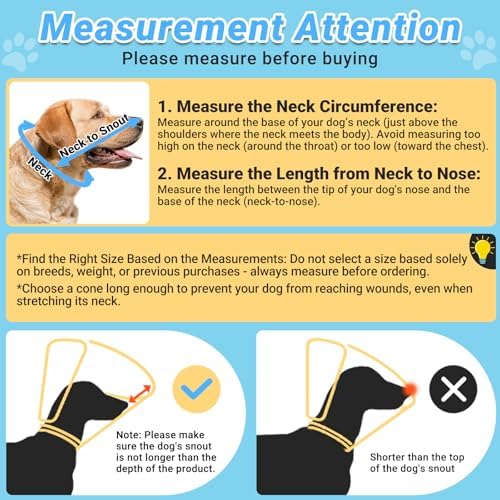 Dog Cone to Stop Licking, Clear Recovery Collar with Detachable Zipper, Sturdy Elizabethan Collar for Large Medium Small Dogs, Soft Adjustable Cone After Surgery Patented, Khaki XL