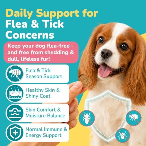 Woyamay Flea and Tick Prevention for Dogs, Soft Chews, Chicken Flavor