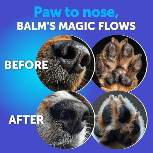 Dog Paw Balm & Snout Soother for Dogs - 2,1 OZ - Lick Safe - w/Coconut Oil
