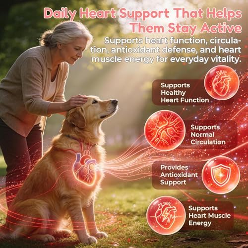 VUN Dog Heart Supplements–Senior Dogs Cardio Support Soft Chews