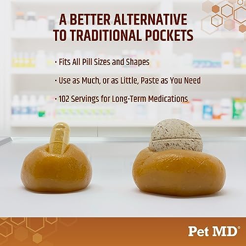 Pet MD Wrap A Pill Peanut Butter Flavor Pill Paste for Dogs - 8 oz