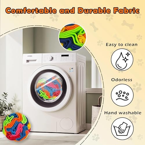 ABULL 3.9" Snuffle Ball for Dogs, Interactive Puzzle Toy & Slow Feeder