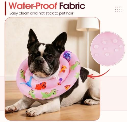 IDOMIK Soft Dog Cone After Surgery, Waterproof Dog Recovery Collar