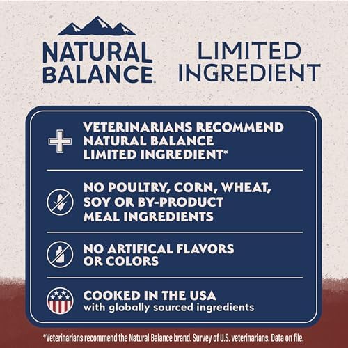 Natural Balance Limited Ingredient, Small Breed, Beef & Brown Rice, 4 lb