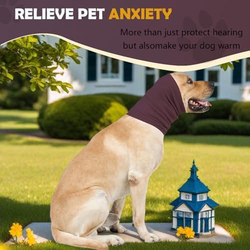 Dog Calming Hoodie No Shake Anxiety Relief Quiet Ears for Dogs