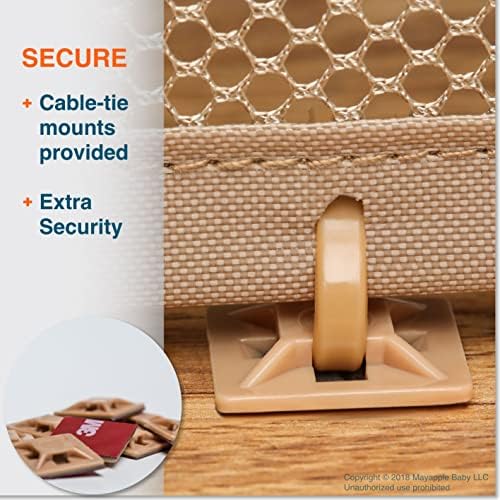 Roving Cove Baby Proof Stair Banister Guard and Mesh Netting, 10ft x 3ft