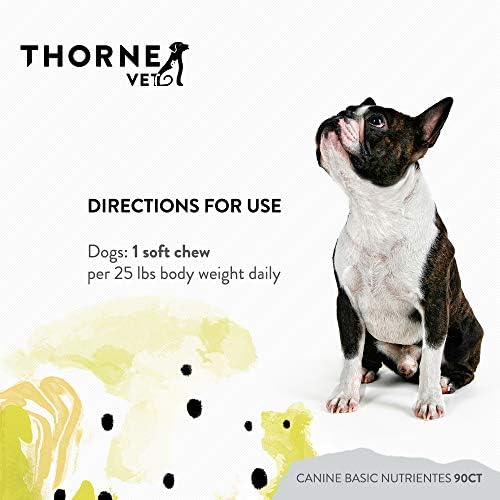 ThorneVet Heart Health Formula and Canine Basic Nutrients Soft Chews Bundle